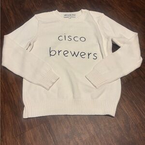 Ellsworth + Ivey brand women’s medium Cream Sweater NWOT